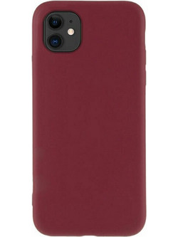 Senso Soft Touch Back Cover Burgundy (iPhone 11)
