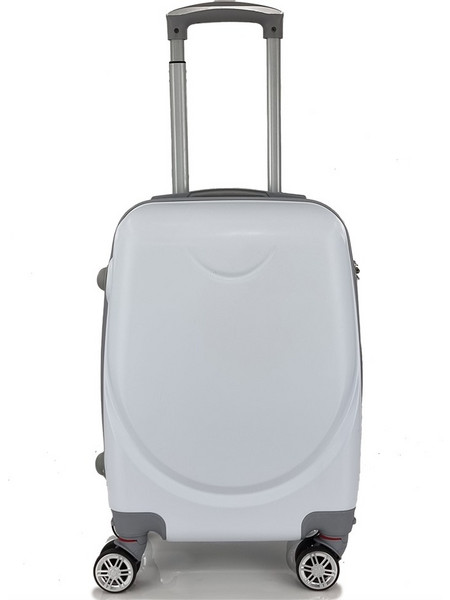 Playbags Collection PS901-18 Βαλίτσα Καμπίνας 55x35x20cm με 4 Ρόδες Λευκή