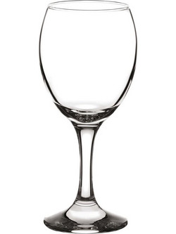 Espiel Σετ Ποτήρια Κρασιού Γυάλινα Κολωνάτα Imperial 255ml 6τμχ SP44703G6