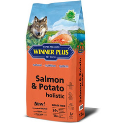 Winner Plus Holistic Salmon & Potatoes 12kg