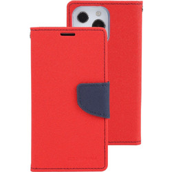 Mercury Fancy Diary Book Red / Blue (iPhone 13 mini)