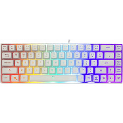 White Shark Ronin Gaming Πληκτρολόγιο 60% RGB White