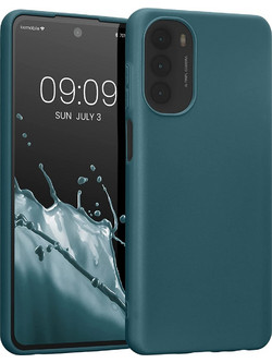 KWmobile Θήκη Σιλικόνης Motorola Moto G62 5G - Petrol (59171.78)