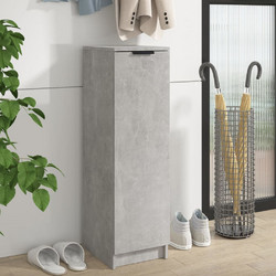 vidaXL Παπουτσοθήκη Ξύλινη Γκρι Μ35xΠ30xΥ100cm 811434