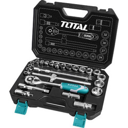 TOTAL ΣΕΤ ΚΑΣΕΤΙΝΑ ΚΑΡΥΔΑΚΙΑ 1/2" 25ΤΕΜ (THT121251)