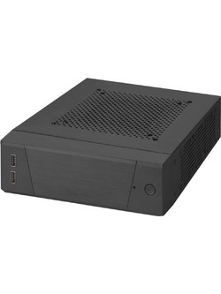 Silverstone ML10 Black Mini Tower Κουτί Υπολογιστή