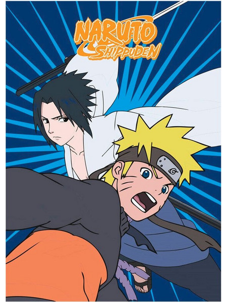 AyMax Naruto Shippuden Naruto and Sasuke Παιδική Κουβέρτα Fleece 100x140