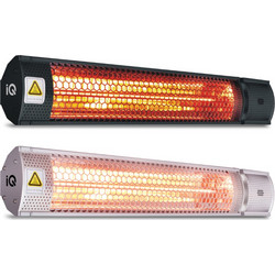 IQ HT-1497 Black Σόμπα Κάτοπτρο Ρεύματος Υπέρυθρων 2000W