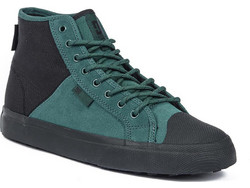 DC Ανδρικά Μποτάκια Suede Μαύρα Χακί ADYS300741-BF0