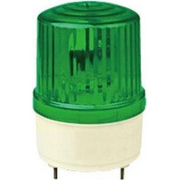 Φαροσειρήνα με λυχνία 10W (πυρακτώσεως) 230VAC πράσινο φως IP45 LTE-1121J - 035-036102301
