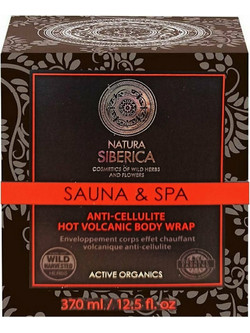 Natura Siberica Sauna & Spa Anti-Cellulite Hot Volcanic Body Wrap Κρέμα Σώματος κατά της Κυτταρίτιδας 370ml