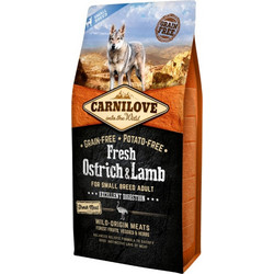 Carnilove Adult Small Dog Fresh Ostrich & Lamb 1.5kg