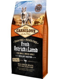 Carnilove Adult Small Dog Fresh Ostrich & Lamb 1.5kg
