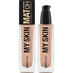 Bella Oggi My Skin Mat 002 Neutral Rosy Liquid Foundation