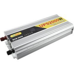 Inverter Τροποποιημένου Ημιτόνου 2000W 12Vσε 220V Andowl BCB-2000 - Ασημί