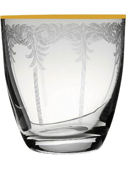 Crystalex Σετ Ποτήρια Ουίσκι Κρυστάλλινα Elisabeth Gold 300ml 6τμχ CLX08890012