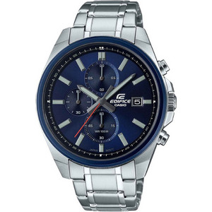 Casio Edifice Ανδρικό Ρολόι Χρονογράφος με Ασημί Μεταλλικό Μπρασελέ EFV-610DB-2AVUEF Casio Edifice Ανδρικό Ρολόι Χρονογράφος με Ασημί Μεταλλικό Μπρασελέ EFV-610DB-2AVUEF