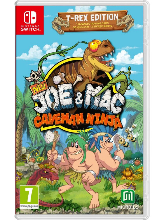 Joe & Mac Caveman Ninja T-Rex Edition Nintendo Switch