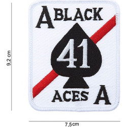 Ραφτό Σήμα Άσος Patch Black Aces