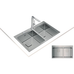Teka Zenit 86 2B Ένθετος Νεροχύτης Inox