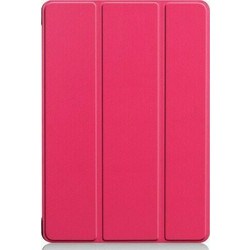 Θήκη iPad Trifold Smart View και πίσω TPU για Apple iPad 2022 10.9" - Φούξια