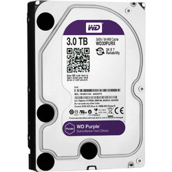 Western Digital Purple 3TB HDD Σκληρός Δίσκος 3.5" Sata 3 5400rpm
