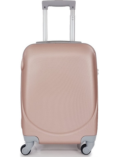 Playbags Collection PS219-18 Βαλίτσα Καμπίνας 52x35x20cm με 4 Ρόδες Ροζ Χρυσό