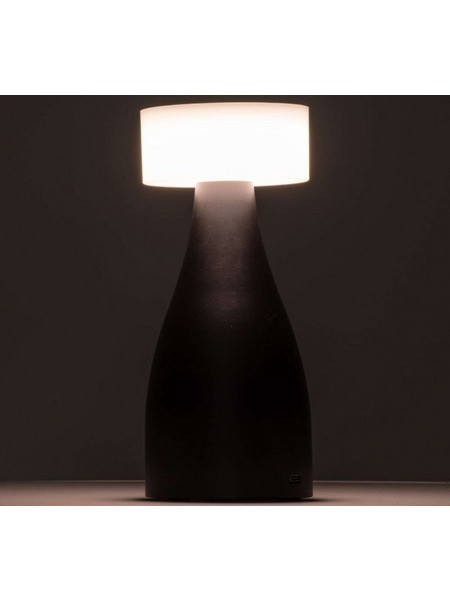 Globostar Dolly 76469 Πορτατίφ Αφής LED με Μπαταρία Λευκό Bronze Φ9xΥ21cm