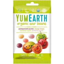 Organic Sour Beans Κουφετάκια Φρούτων 50g