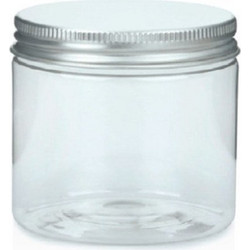 Chemco Βάζο Διάφανο PET με Πώμα Αλουμινίου, 200ml