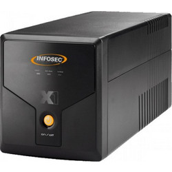 Infosec X1 EX 1250 UPS Line Interactive 1250VA 625W με 4 Πρίζες