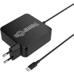 PowerOn USB-C Φορτιστής Laptop 90W 20V 4.5A με Ενσωματωμένο Καλώδιο Τροφοδοσίας PD90C