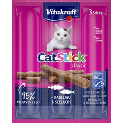 Vitakraft CatStick with Cod & Tuna 3x18gr