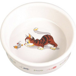 Trixie Porcelain Κεραμικό Μπολ Γάτας Φαγητού & Νερού Λευκό 200ml 12cm Κωδικός: 25768662