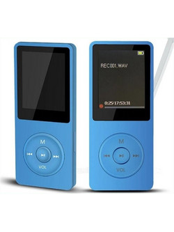 Naxius MP-10 MP4 Player 64GB με Οθόνη 1.8" με Ραδιόφωνο Μπλε