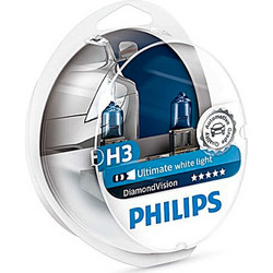 Philips H3 Diamond Vision Αλογόνου 12V 55W 2τμχ