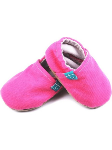 TiTot Baby Run Dragon Fruit Βρεφικά Παντοφλάκια Αγκαλιάς Φούξια