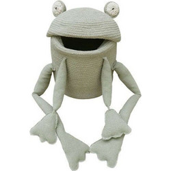Καλάθι Αποθήκευσης Fred The Frog LOR-BSK-FROG 23x35cm Mint Lorena Canals Βαμβάκι-Πολυέστερ