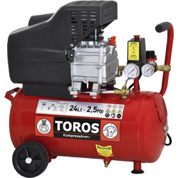 Toros TM 24/2.5 Κομπρεσέρ Αέρος Μονοφασικό 24lt 2.5hp