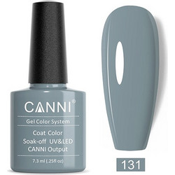 Canni 131 Bright Grey Ημιμόνιμο Βερνίκι Νυχιών 7.3ml