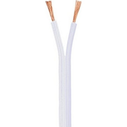 Καλώδιο NYFAZ Εύκαμπτο Πλακέ H03VH-H 2x0,75mm Λευκό 1m