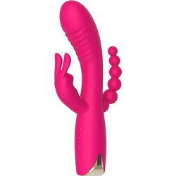 ToyJoy Love Rabbit Tripple Pleasure Δονητής Rabbit Ροζ