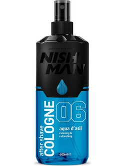 Nish Man Aqua D Asil 06 After Shave Cologne 400ml