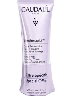 Caudalie Vinotherapist Hand & Nail Repairing Cream Ενυδατική Κρέμα Χεριών & Νυχιών 2x75ml