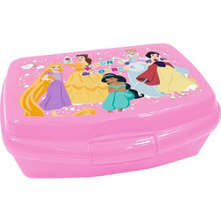 Creative Concepts Kidness & Courage Princess Πλαστικό Παιδικό Δοχείο Φαγητού Ροζ 600ml