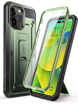 SUPCASE(R) Unicorn Beetle 360 Pro: Θήκη iPhone 14 Pro με Πρόσοψη Οθόνης, Κλιπ Ζώνης και Πιστοποίηση Αντοχής MIL-STD 810G-516.6 - Guldan