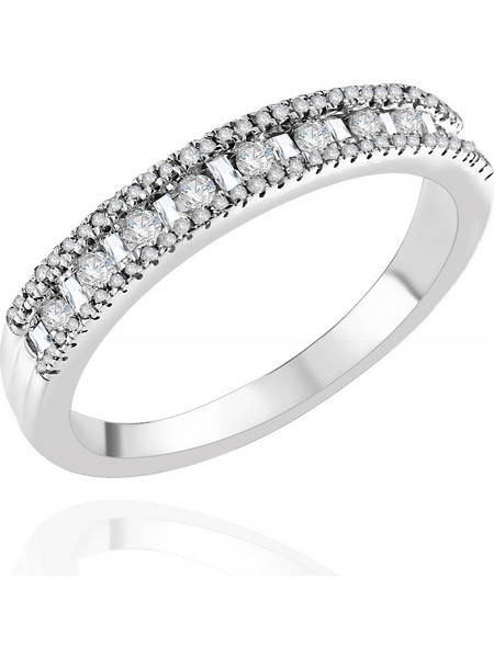 Λευκόχρυσο Σειρέ Κ18 - 0.33ct