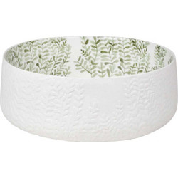 Σαλατιέρα Mix & Match RD0015074 Φ28x10,5cm White-Green Raeder Large Πορσελάνη