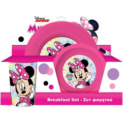 Must Βρεφικό Σετ Φαγητού Bamboo Minnie Mouse 3τμχ