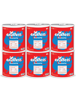 Endless Economy Χαρτί Κουζίνας 800gr - Συσκευασία 6 Ρολών